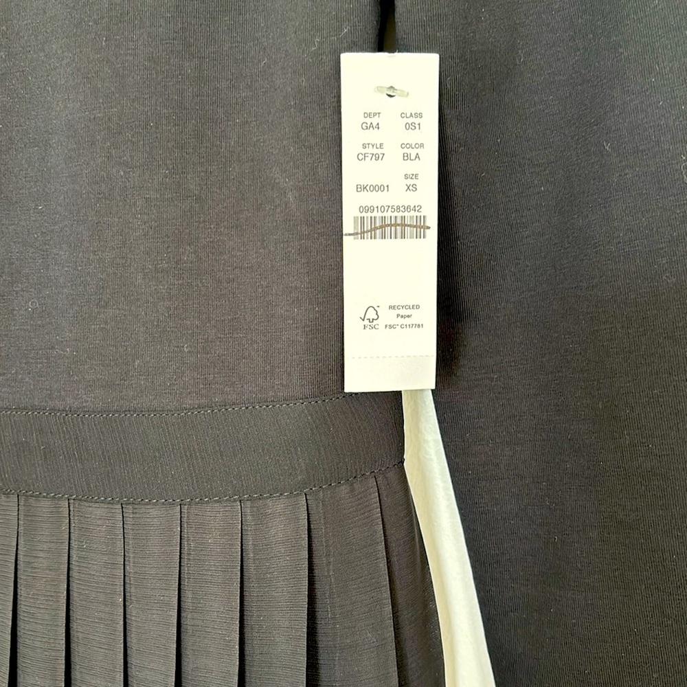 NWT J. Crew Pleated ballet dress stretch cotton scoop open back CF797 plisse - Picture 6 of 10